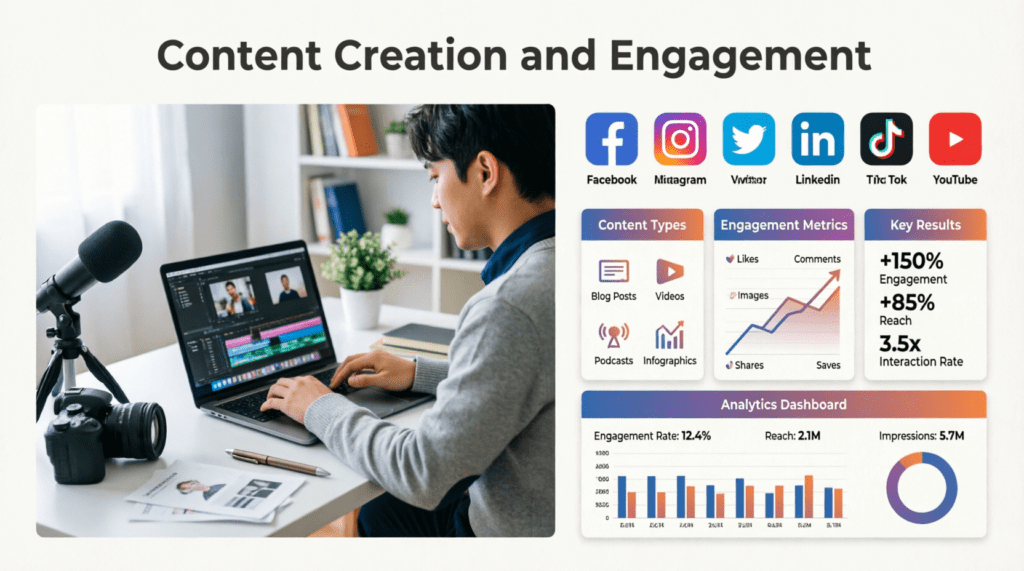 Shahrukh Social Media Marketer content creation 